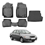 Resmi Galeri görüntüleyicisine yükleyin, Toyota Corolla 3D Paspas  ve Bagaj Havuzu | 1998-2002 Arası, SD