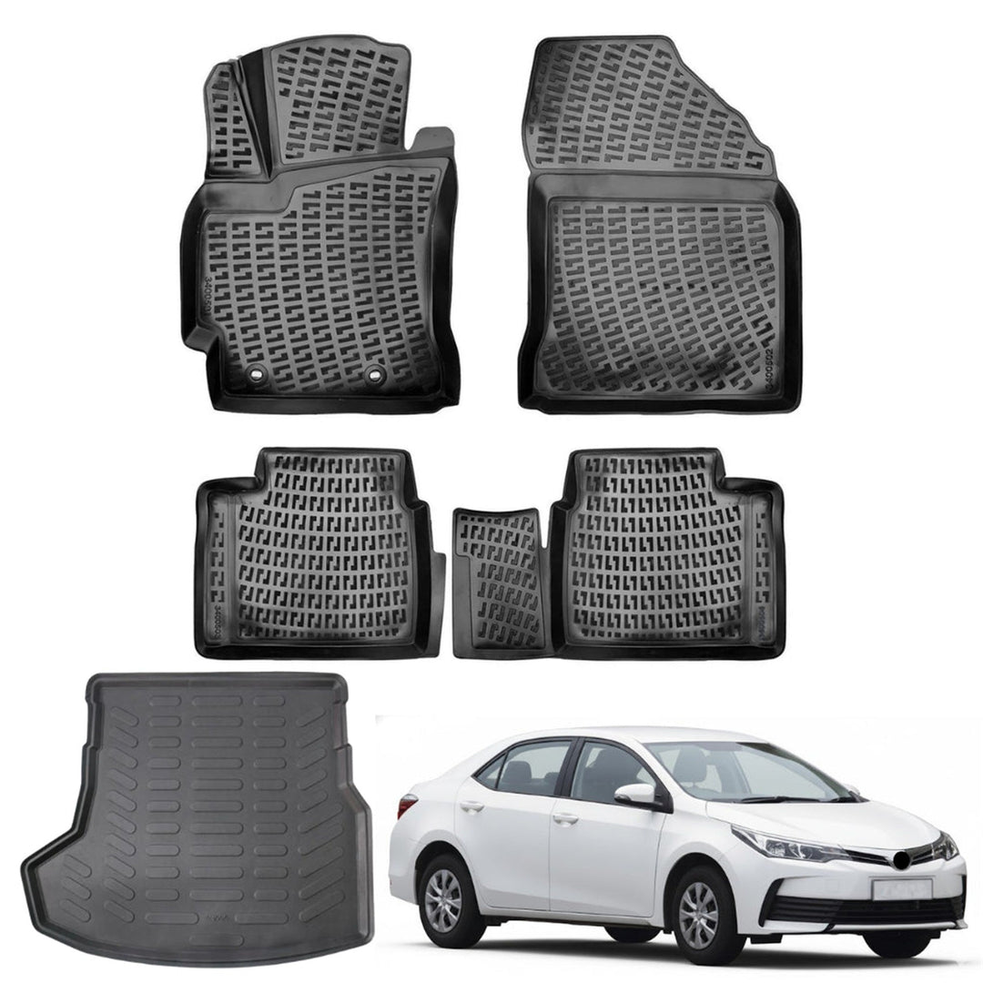Toyota Corolla 3D Paspas  ve Bagaj Havuzu | 2012-2018 Arası, SD