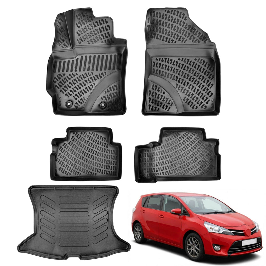 Toyota Verso 3D Paspas  ve Bagaj Havuzu | 2009 ve Sonrası, HB