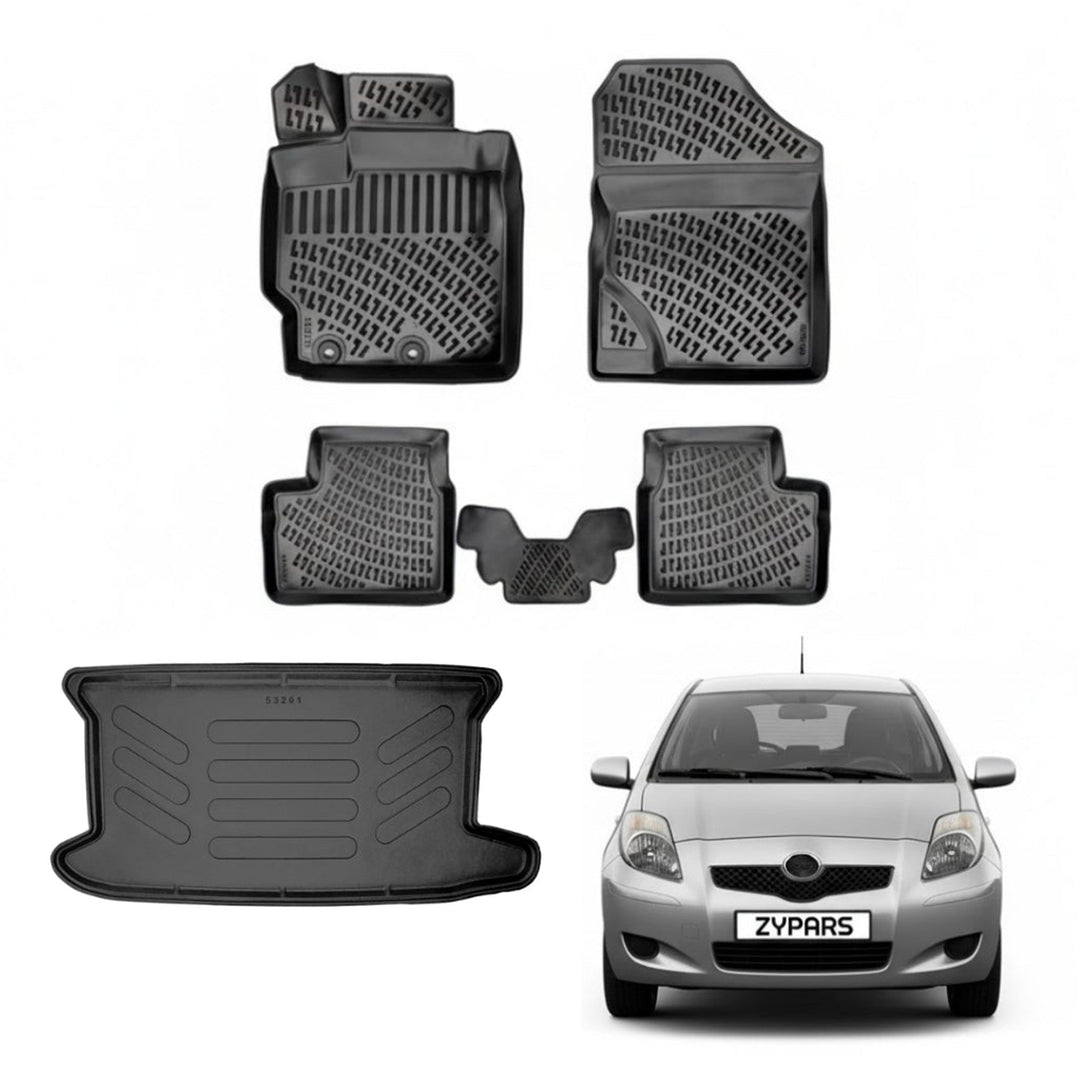 Toyota Yaris 3D Paspas  ve Bagaj Havuzu | 2005-2013 Arası, HB