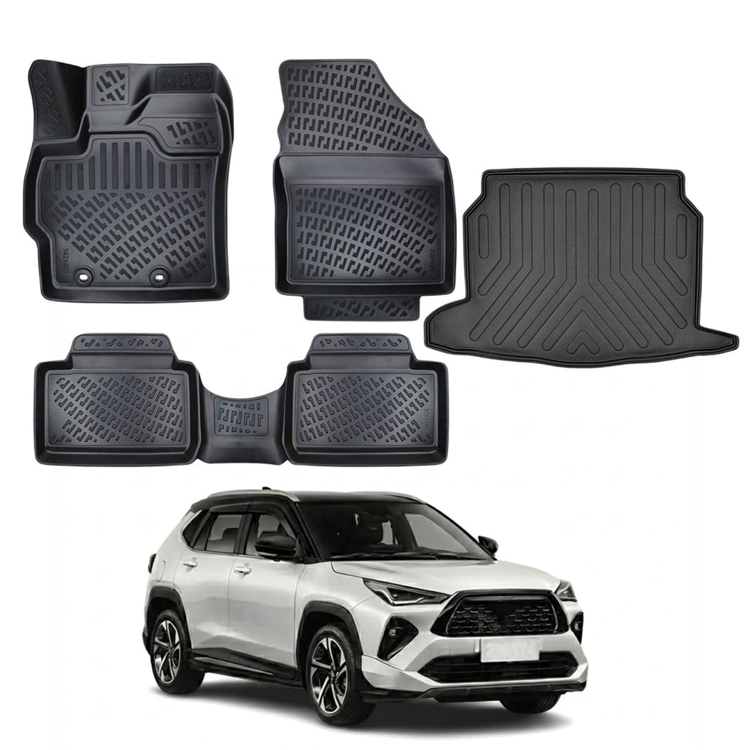 Toyota Yaris Cross 3D Paspas  ve Bagaj Havuzu (Alt Bagaj) | 2022 ve Sonrası