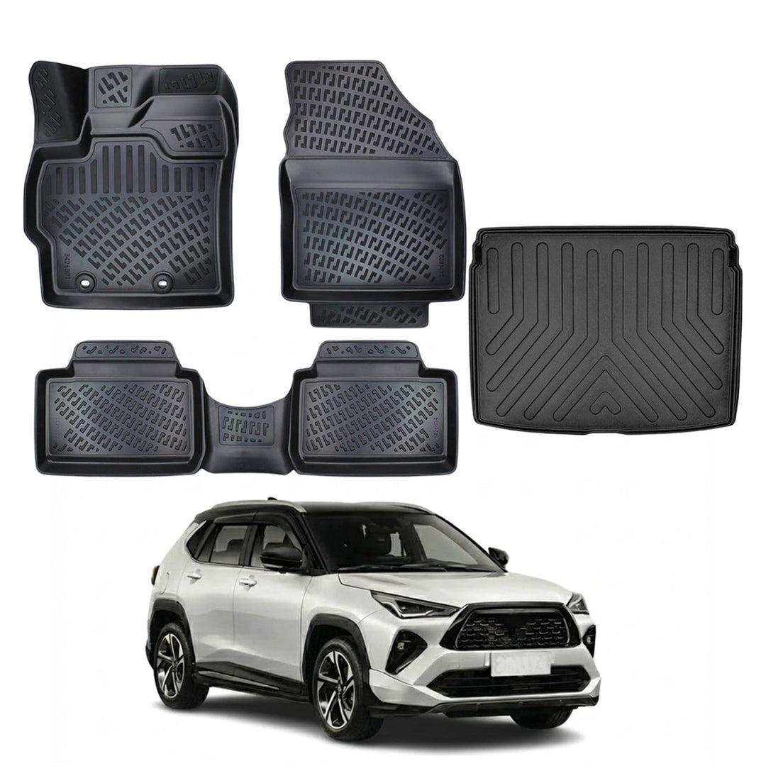 Toyota Yaris Cross 3D Paspas  ve Bagaj Havuzu (Üst Bagaj) | 2022 ve Sonrası