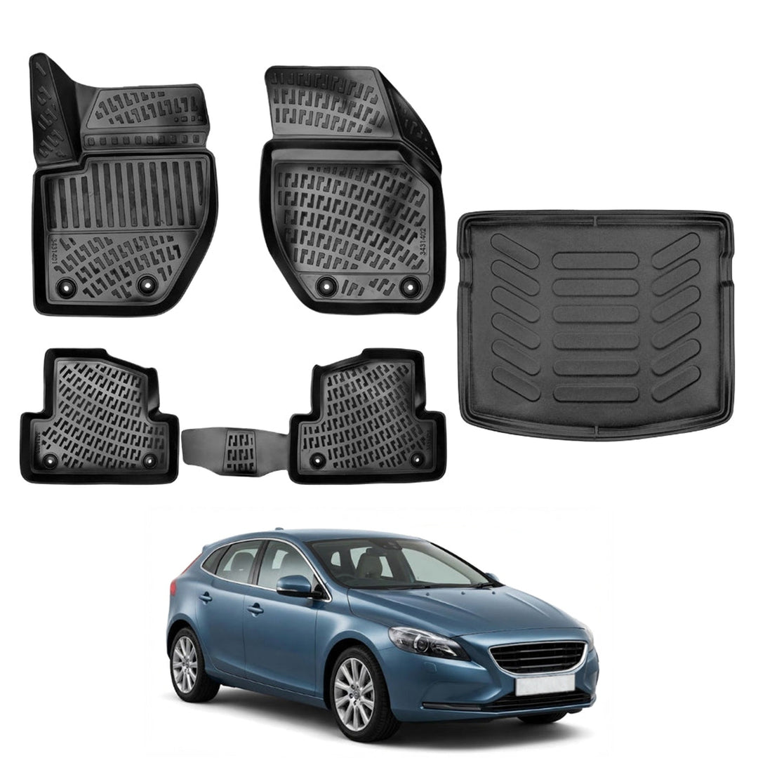 Volvo V40 3D Paspas  ve Bagaj Havuzu (Üst Bagaj) | 2012-2019 Arası, SW