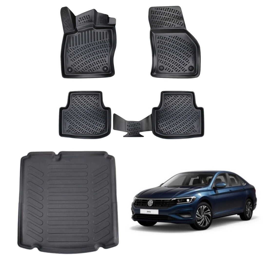 Volvo XC90 3D Paspas (Benzin/Dizel) ve Bagaj Havuzu (7 Koltuklu) | 2015 ve Sonrası