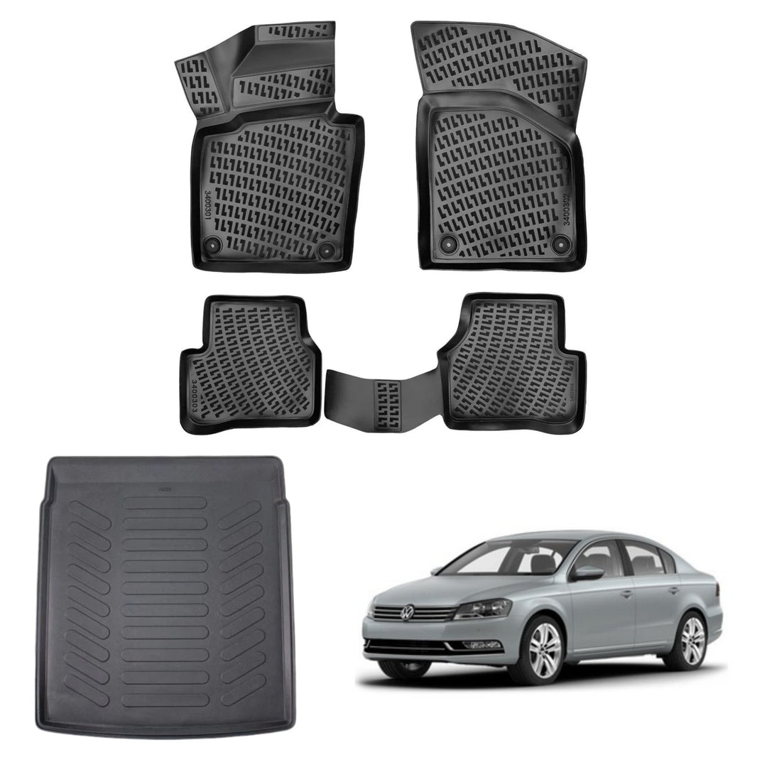 VW Caddy 3D Paspas  ve Bagaj Havuzu | 2016-2020 Arası