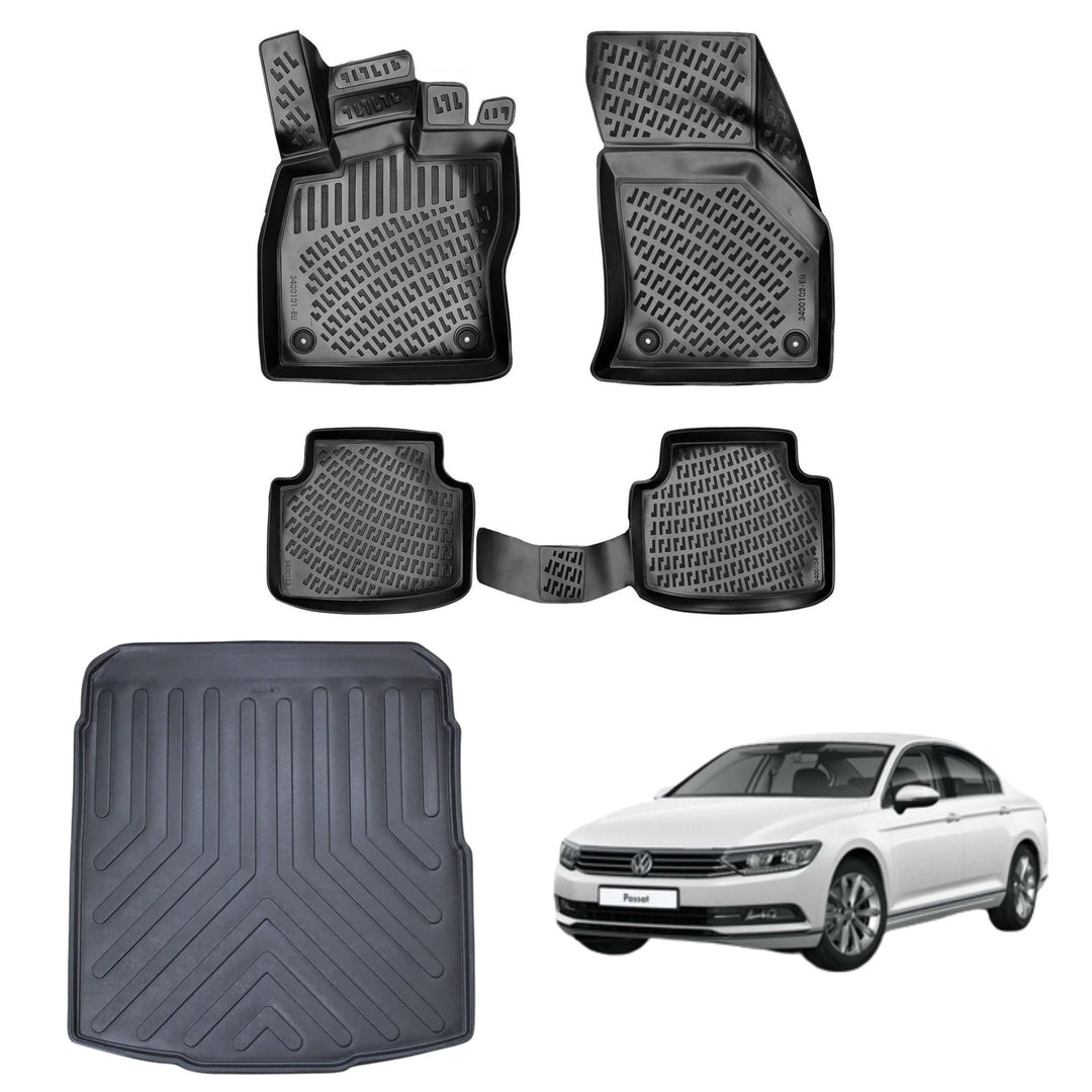 VW Caddy 3D Paspas  ve Bagaj Havuzu | 2020 ve Sonrası