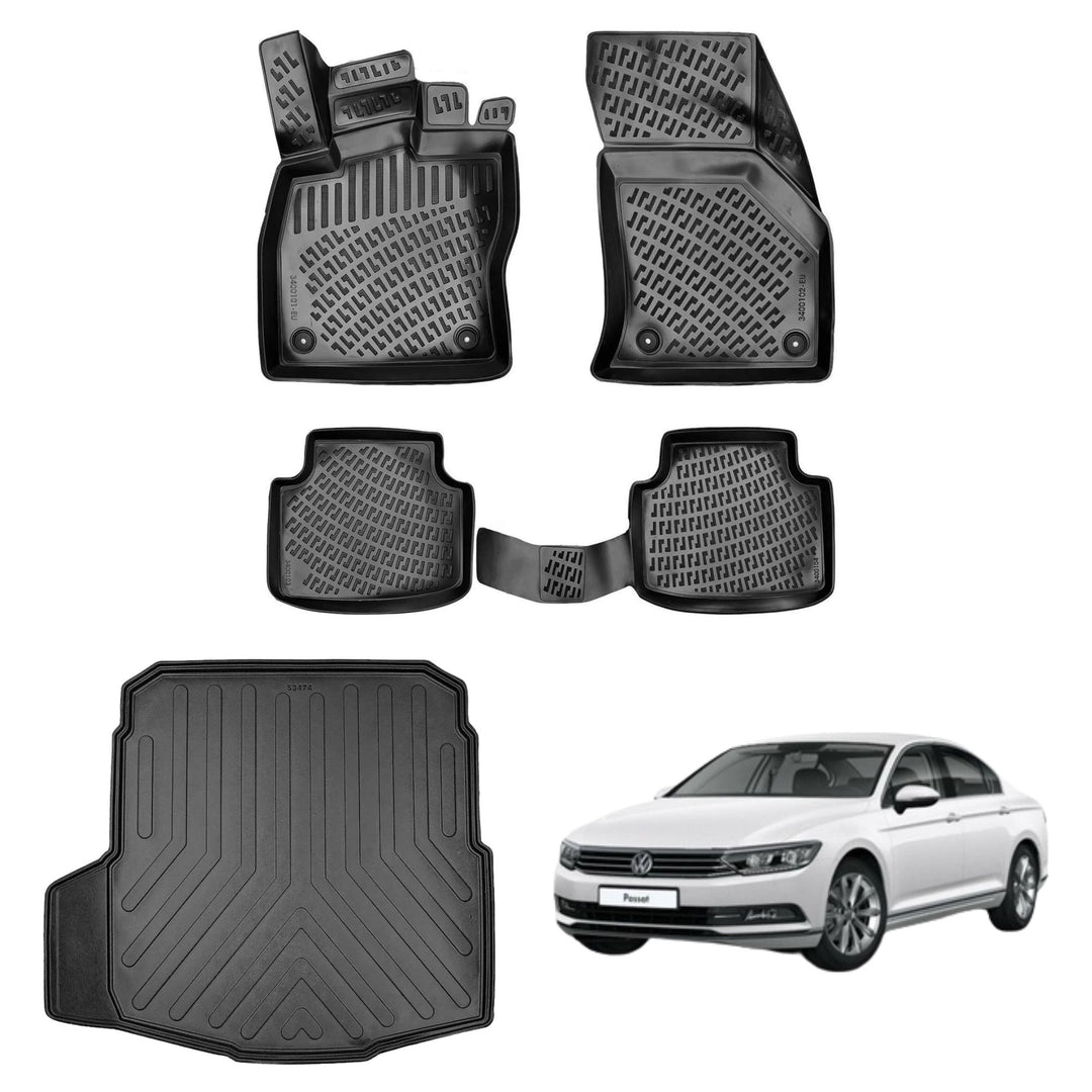 VW e-Golf 3D Paspas (Elektrikli) ve Bagaj Havuzu | 2014-2020 Arası, HB