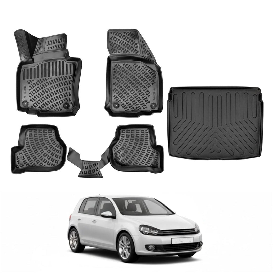 VW Golf 3D Paspas  ve Bagaj Havuzu (İnce Stepneli) | 2008-2012 Arası, HB