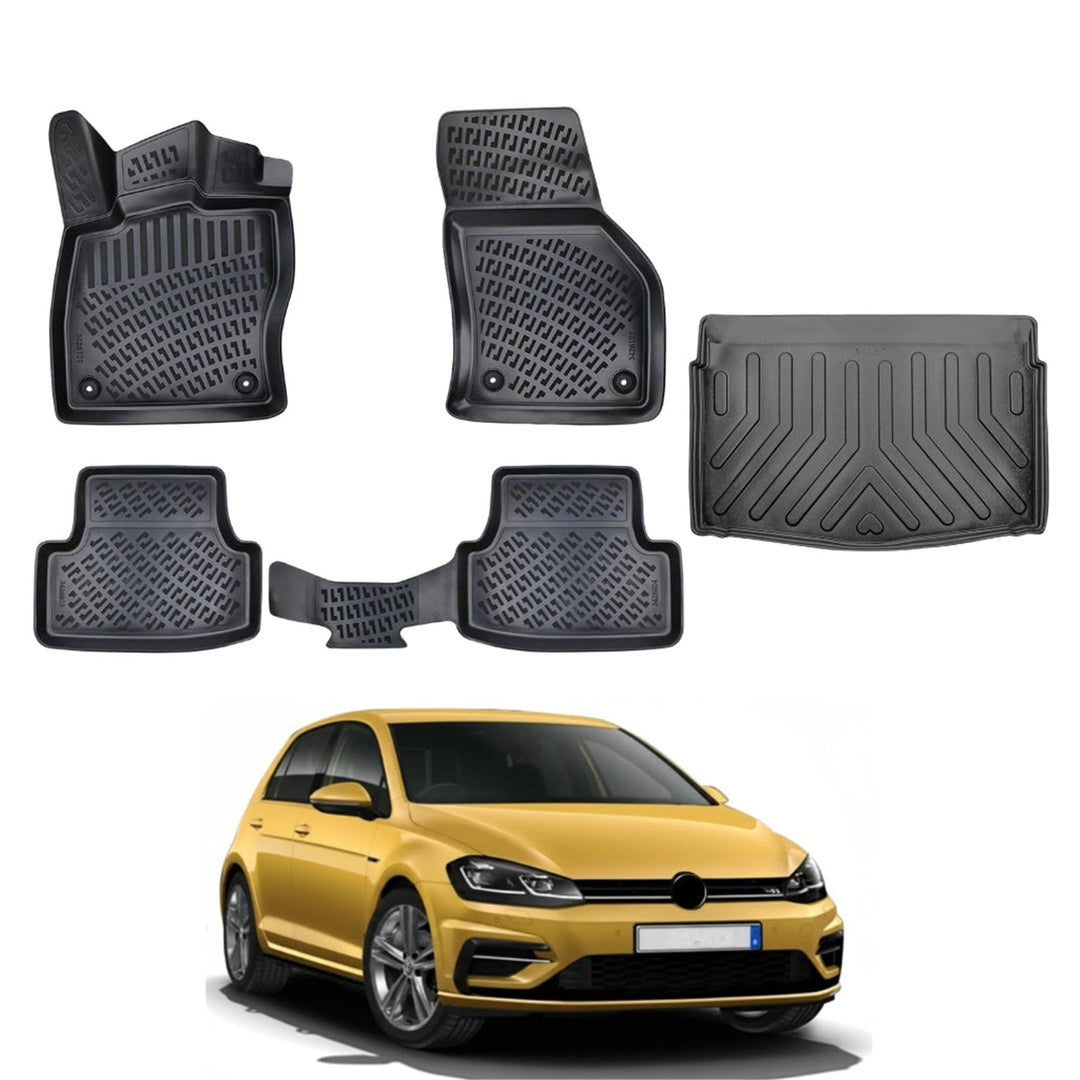 VW Golf 3D Paspas (Manuel Vites) ve Bagaj Havuzu (Alt Bagaj) | 2019 ve Sonrası, HB