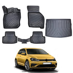 Resmi Galeri görüntüleyicisine yükleyin, VW Golf 3D Paspas (Otomatik Vites) ve Bagaj Havuzu (Üst Bagaj) | 2019 ve Sonrası, HB