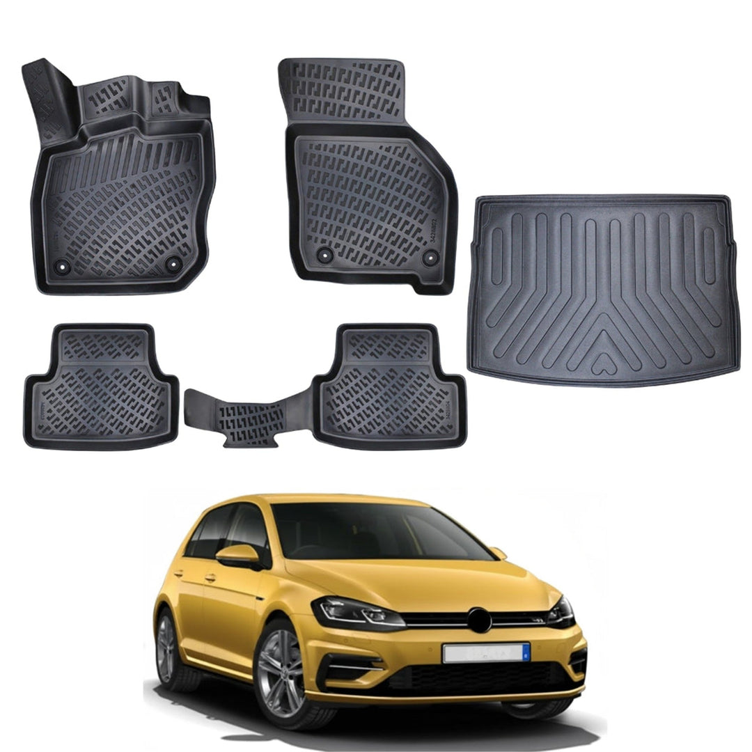 VW Golf 3D Paspas (Otomatik Vites) ve Bagaj Havuzu (Üst Bagaj) | 2019 ve Sonrası, HB