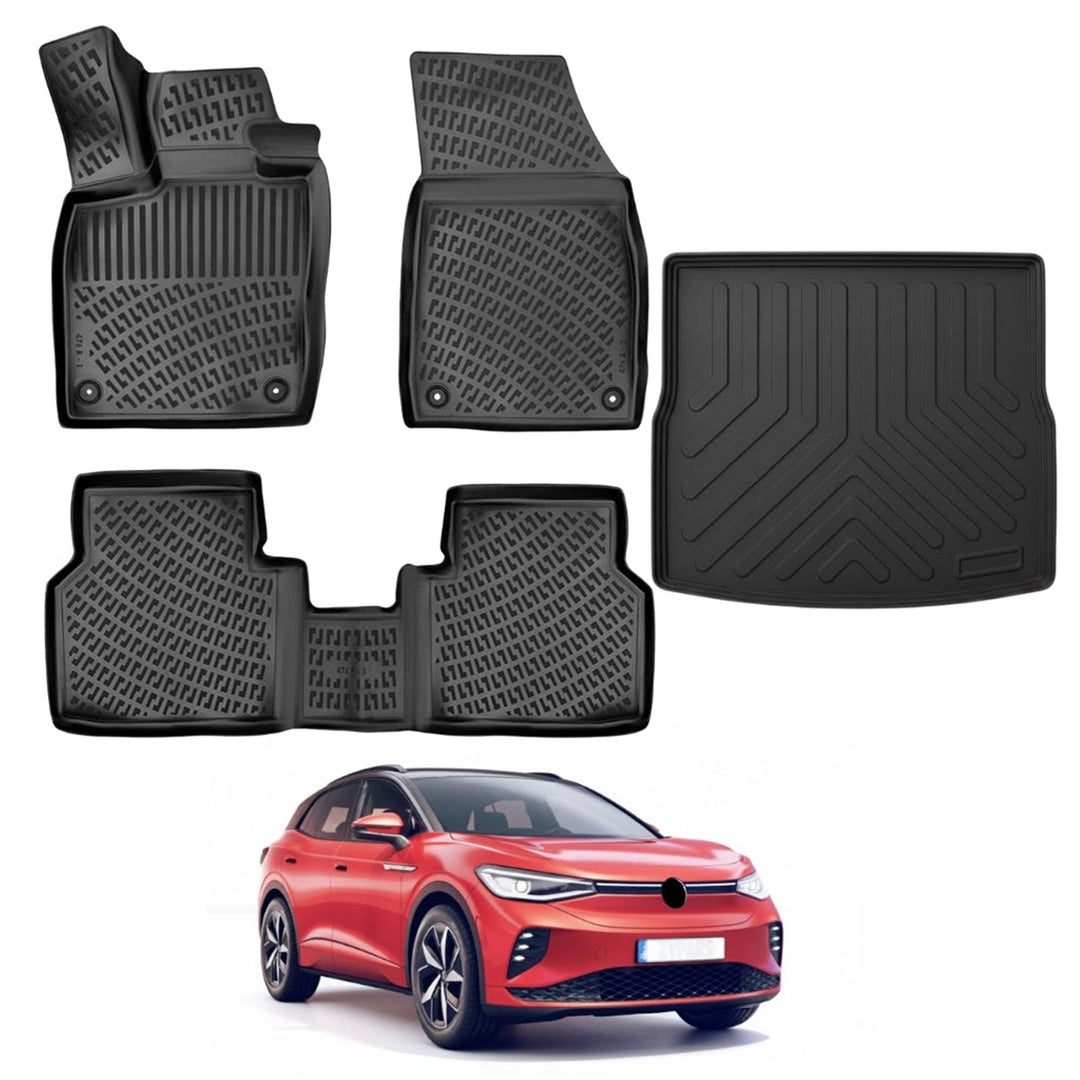 VW ID.4 3D Paspas (Elektrikli) ve Bagaj Havuzu (Üst Bagaj) | 2020 ve Sonrası