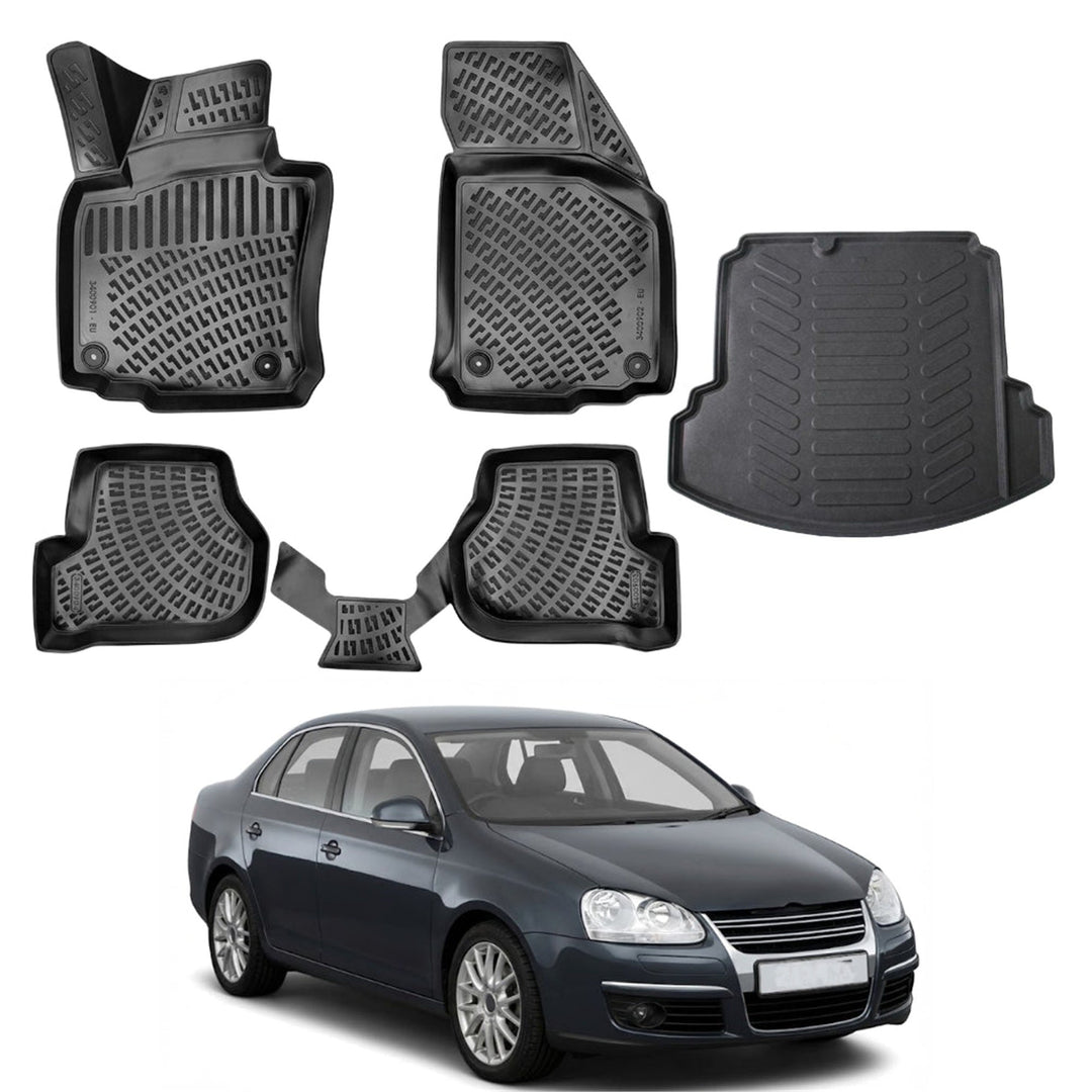 VW Jetta 3D Paspas  ve Bagaj Havuzu | 2005-2011 Arası, SD