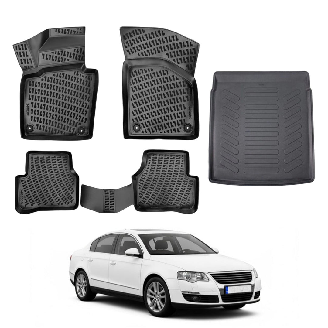 VW Passat B6 3D Paspas  ve Bagaj Havuzu | 2005-2010 Arası, SD