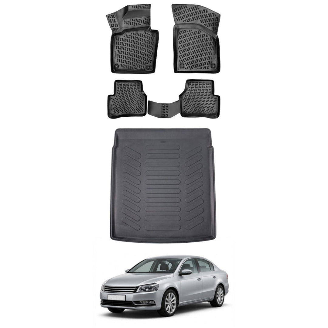 VW Passat B7 3D Paspas  ve Bagaj Havuzu | 2010-2015 Arası, SD