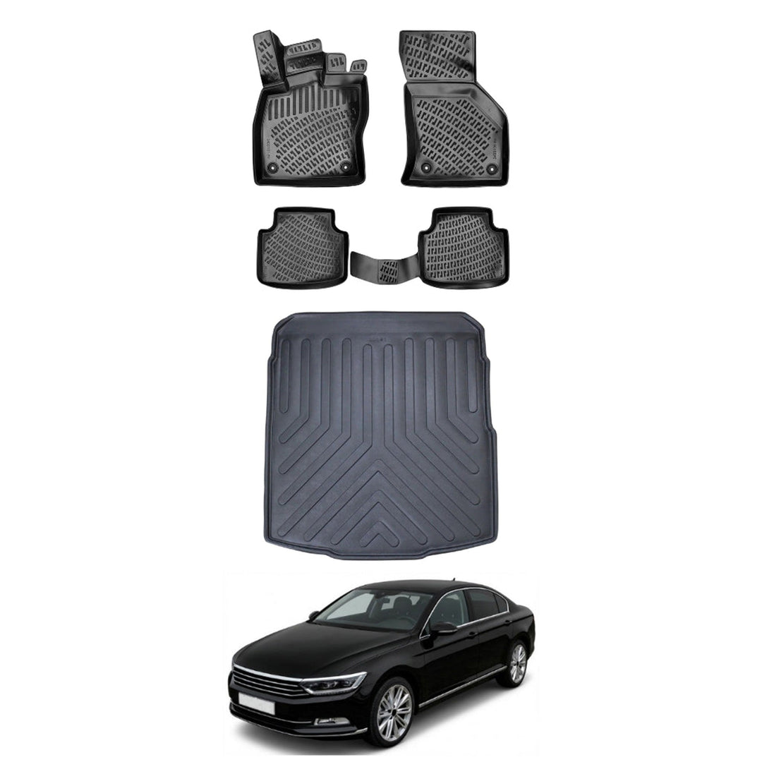 VW Passat B8 3D Paspas  ve Bagaj Havuzu (Diğerleri) | 2015-2022 Arası, SD