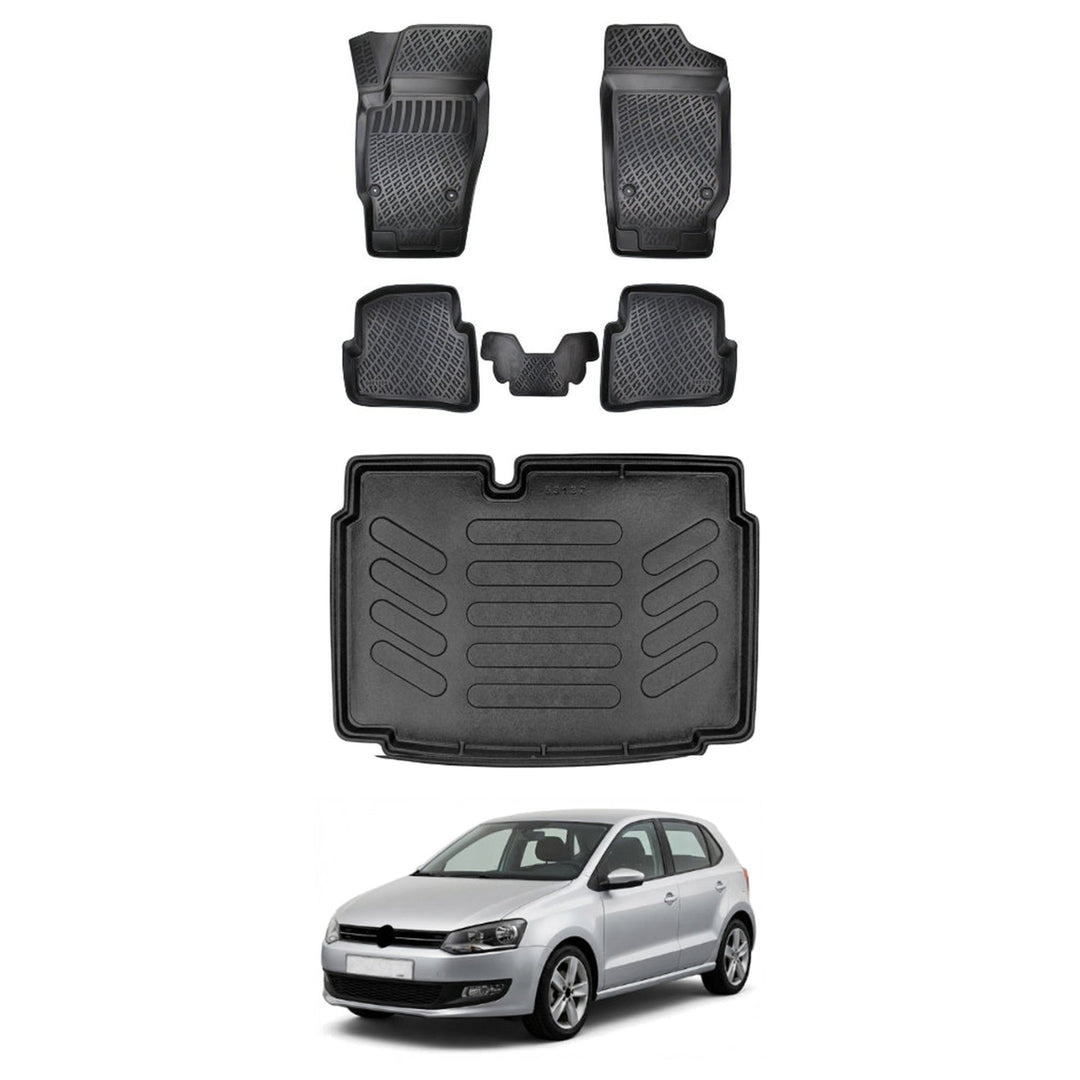 VW Polo 3D Paspas  ve Bagaj Havuzu (Alt Bagaj) | 2009-2017 Arası, HB