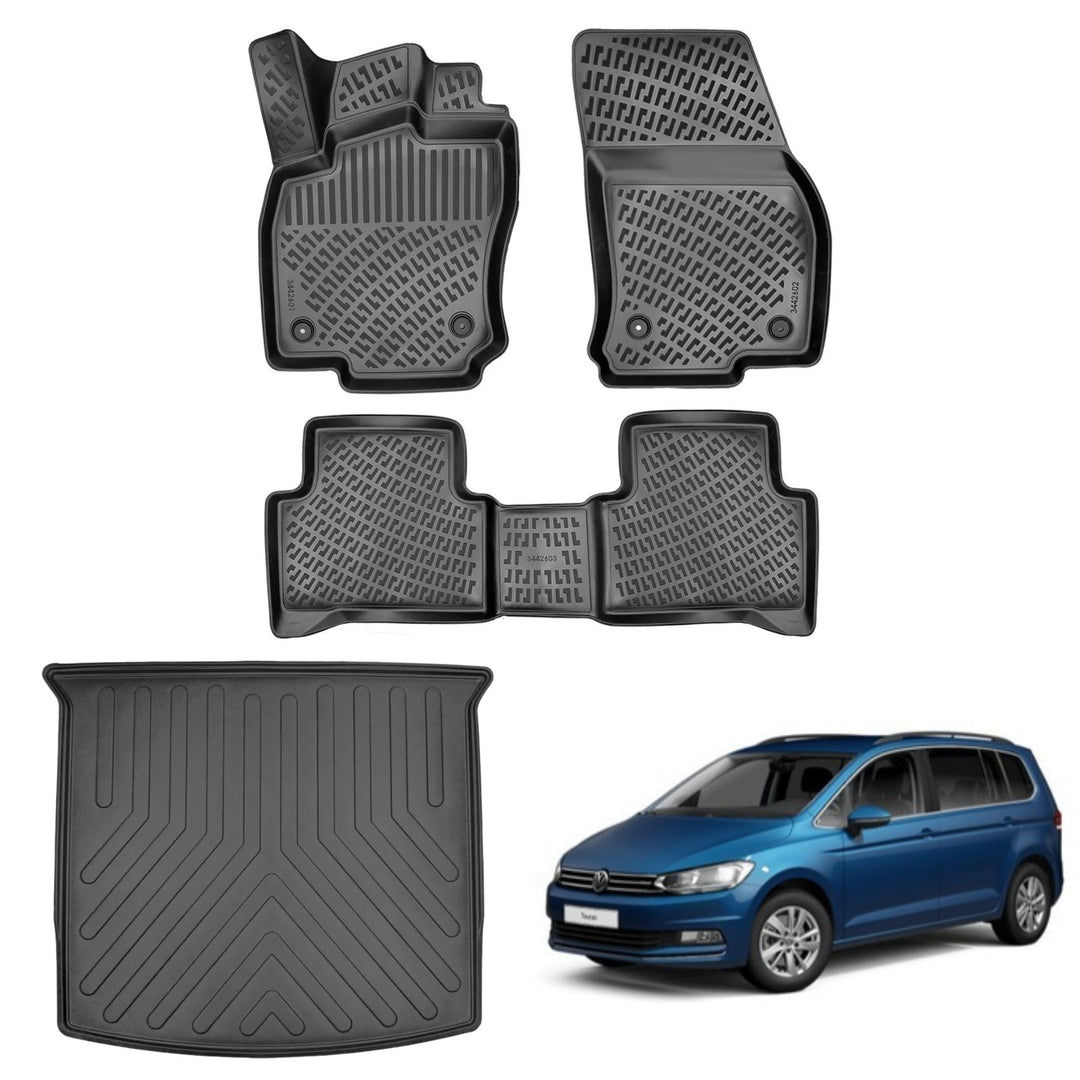 VW Polo 3D Paspas  ve Bagaj Havuzu (Standart Zemin, Impression Paket) | 2023 ve Sonrası, HB