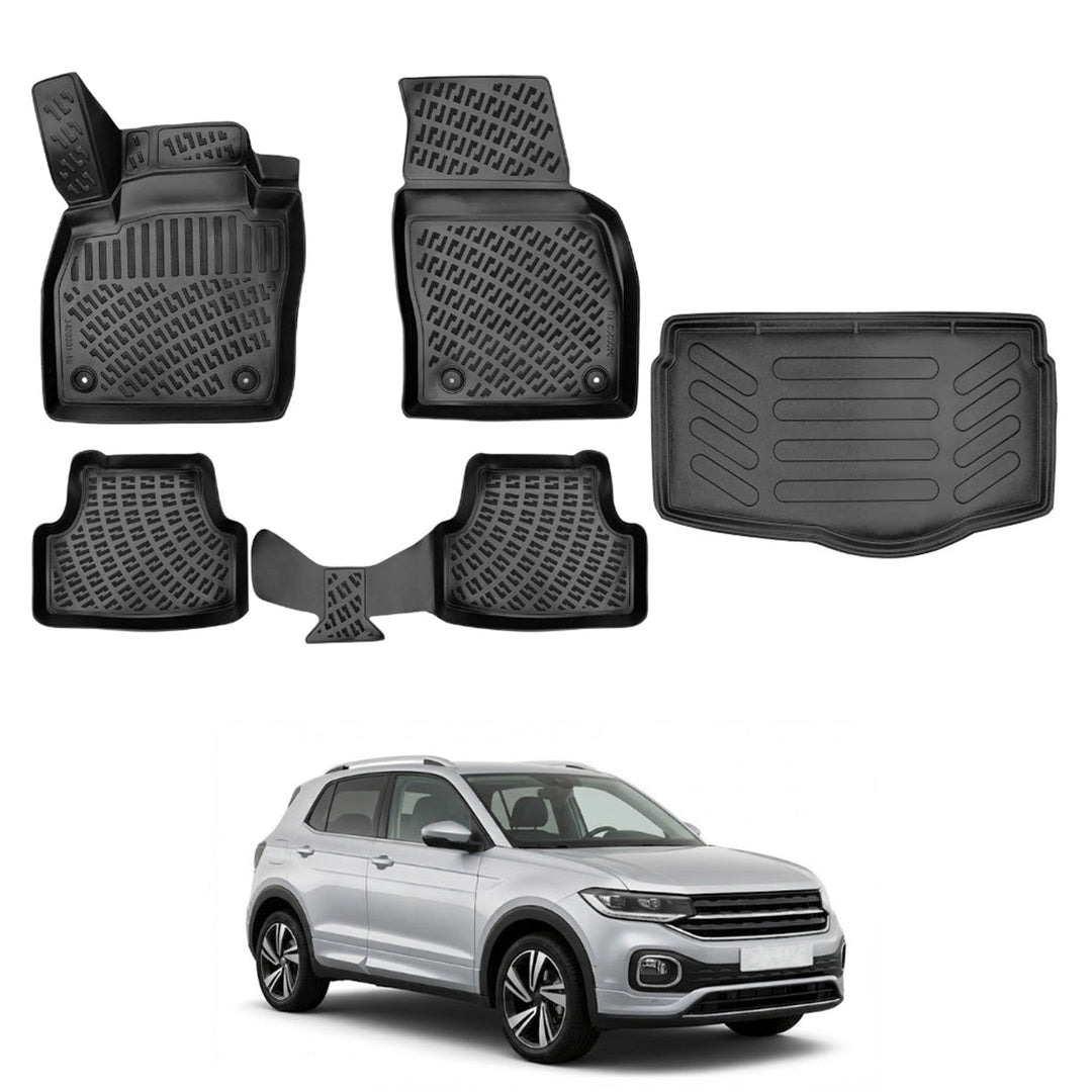 VW T-Cross 3D Paspas  ve Bagaj Havuzu (Alt Bagaj) | 2019 ve Sonrası