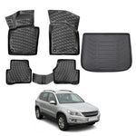Resmi Galeri görüntüleyicisine yükleyin, VW Tiguan 3D Paspas  ve Bagaj Havuzu (Alt Bagaj, Stepneli) | 2007-2016 Arası