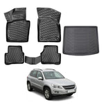 Resmi Galeri görüntüleyicisine yükleyin, VW Tiguan 3D Paspas  ve Bagaj Havuzu (Alt Bagaj, Stepnesiz) | 2007-2016 Arası