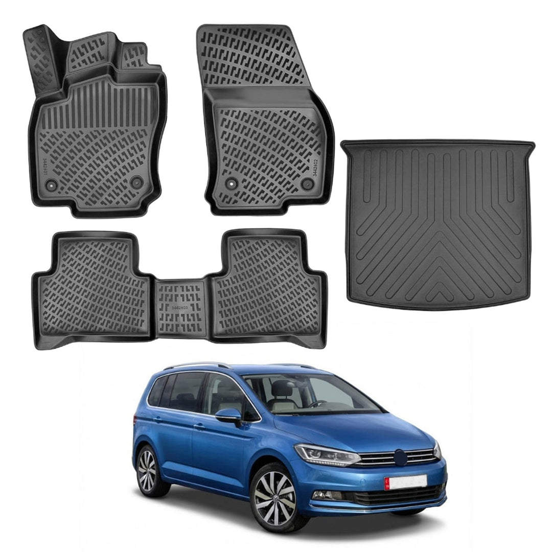 VW Touran 3D Paspas  ve Bagaj Havuzu | 2015 ve Sonrası