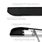 Resmi Galeri görüntüleyicisine yükleyin, MERCEDES M Class W166 Yan Basamak Seti - Siyah, Nevada | 2011-2019 Arası