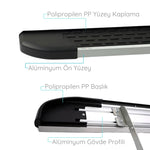 Resmi Galeri görüntüleyicisine yükleyin, RENAULT Duster Yan Basamak Seti - Gri, LPG Hariç, Nevada | 2024 ve Sonrası