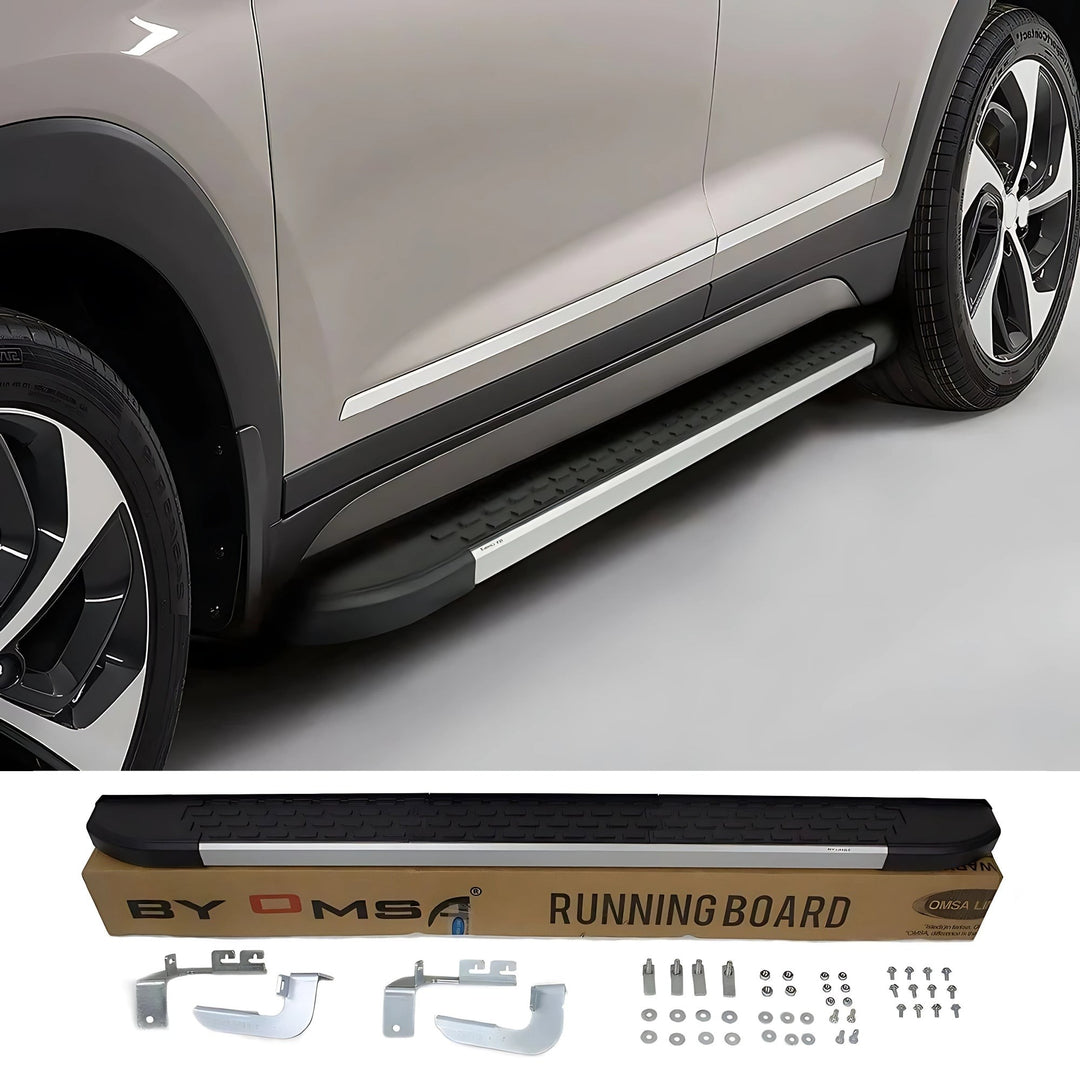 RENAULT Duster Yan Basamak Seti - Gri, LPG Hariç, Nevada | 2024 ve Sonrası