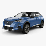 Resmi Galeri görüntüleyicisine yükleyin, Peugeot 2008 Cam Çerçevesi - Krom (12 Parça) | 2020 ve Sonrası