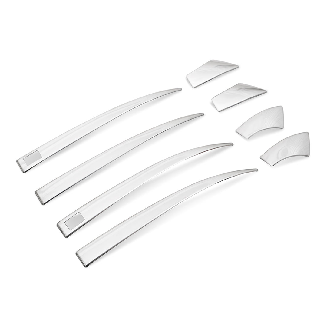 SsangYong Musso Kapı Kolu - Krom, 4 Kapı, Sensör Delikli (8 Parça) | 2018-2022 Arası