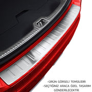 Audi A4 Avant Arka Tampon Eşiği - Krom | 2009-2016 Arası, SW