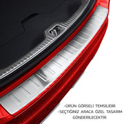 Audi A4 Avant Quattro Arka Tampon Eşiği - Krom Taşlı | 2016-2020 Arası, SW