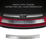 Resmi Galeri görüntüleyicisine yükleyin, BMW 2 Serisi F45 Active Tourer Arka Tampon Eşiği - Krom | 2014-2021 Arası