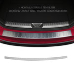 Resmi Galeri görüntüleyicisine yükleyin, BMW X4 Arka Tampon Eşiği - Krom | 2014-2018 Arası