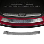 Resmi Galeri görüntüleyicisine yükleyin, Skoda Fabia Arka Tampon Eşiği - Krom | 2014 ve Sonrası