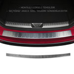 Resmi Galeri görüntüleyicisine yükleyin, Citroen C5 Aircross Arka Tampon Eşiği - Krom | 2017 ve Sonrası