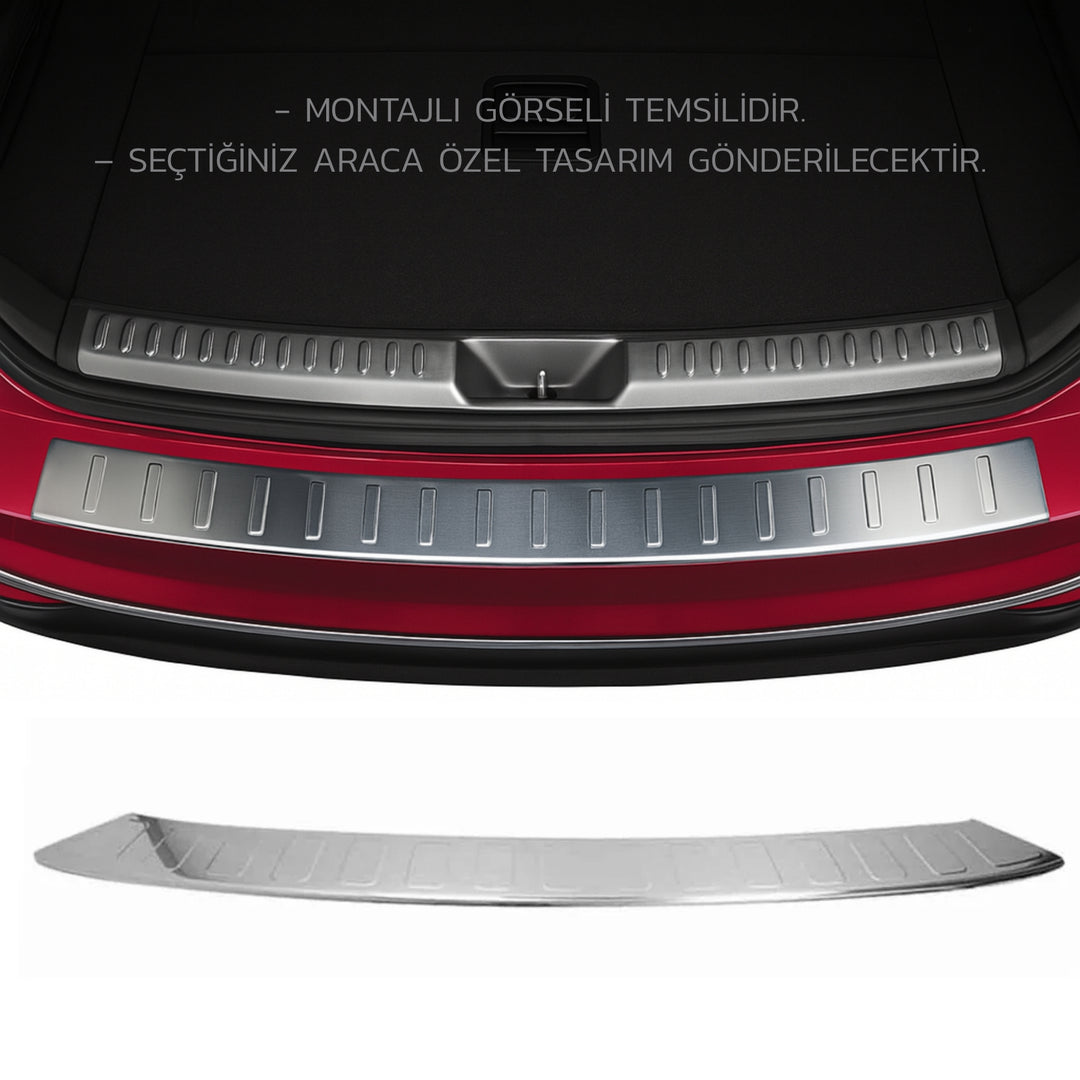 Citroen SpaceTourer Arka Tampon Eşiği - Krom, Kısa Şase | 2016 ve Sonrası