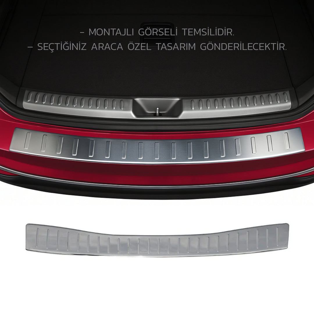 Ford B-Max Arka Tampon Eşiği - Krom | 2012-2017 Arası