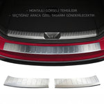 Resmi Galeri görüntüleyicisine yükleyin, Renault Megane 4 Arka Tampon Eşiği - Krom (2 Parça) | 2016 ve Sonrası, HB