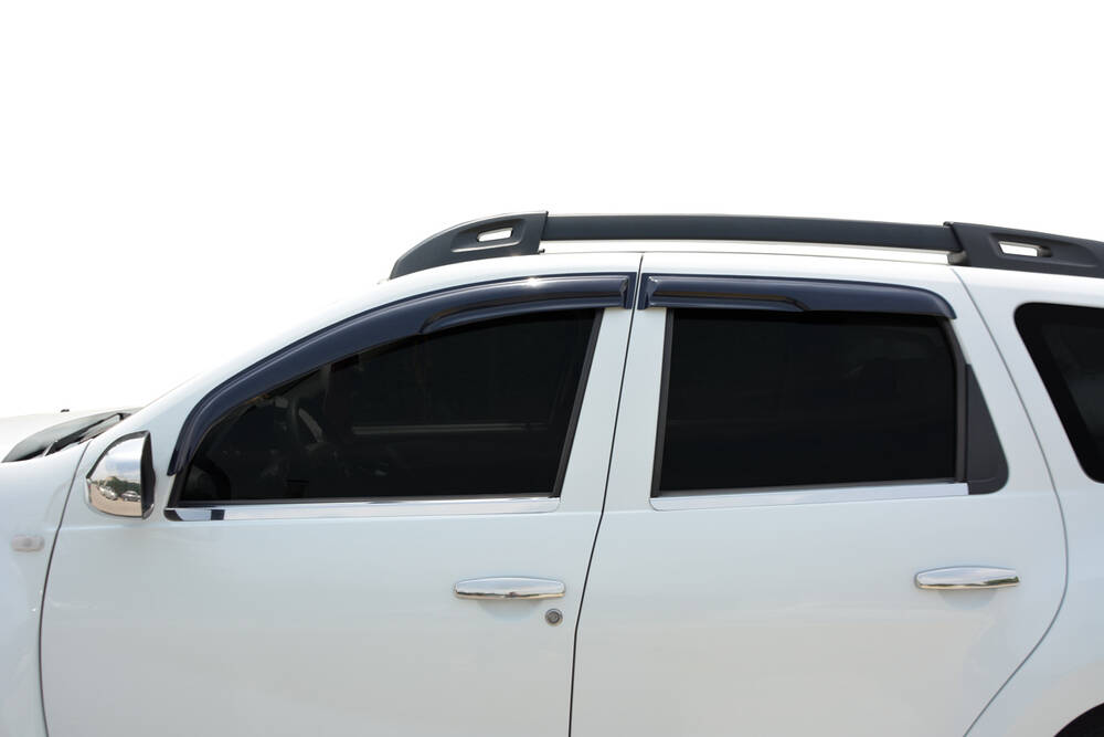Nissan Terrano Cam Çıtası Alt - Krom (4 Parça) | 2014 ve Sonrası