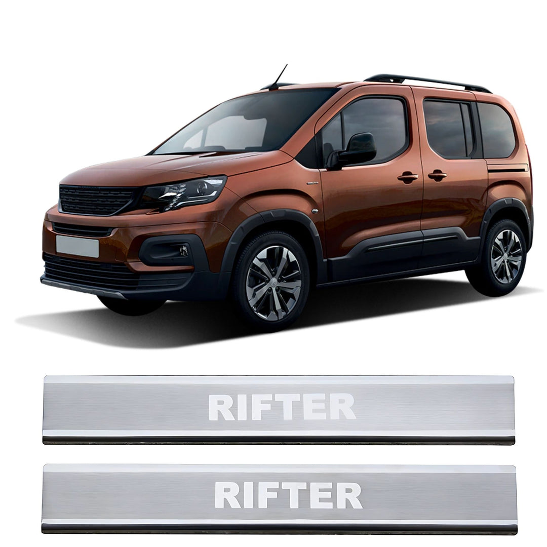 Peugeot Rifter Kapı Eşiği - Krom (2 Parça) | 2019 ve Sonrası