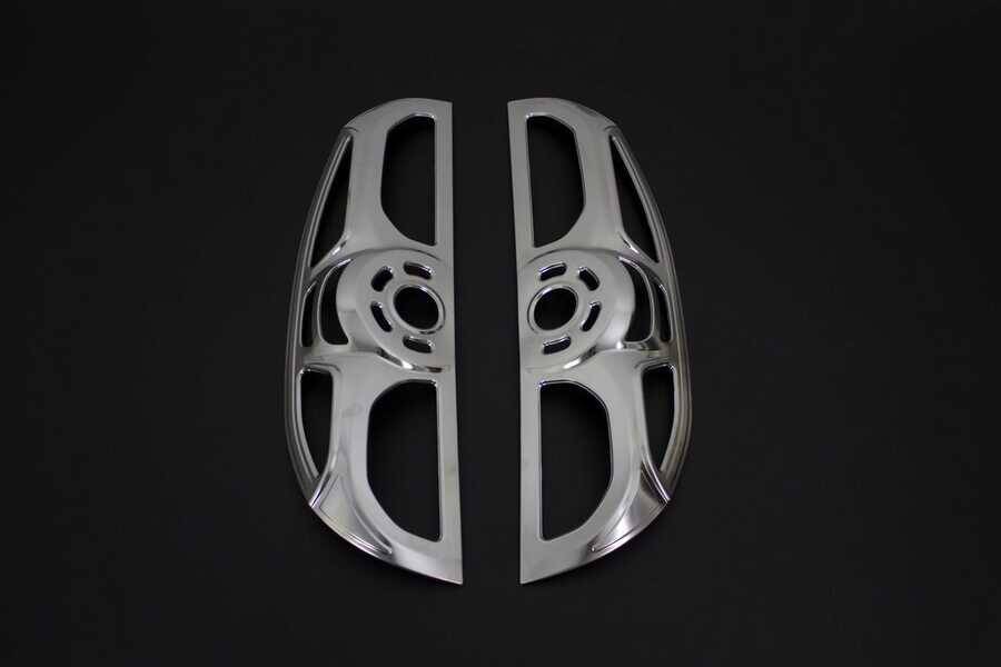 Opel Combo D Stop Çerçevesi - ABS Saten (2 Parça) | 2011-2018 Arası