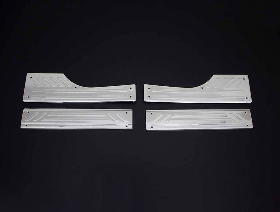 Opel Combo D İç Kapı Eşiği - Krom (4 Parça) | 2011-2018 Arası