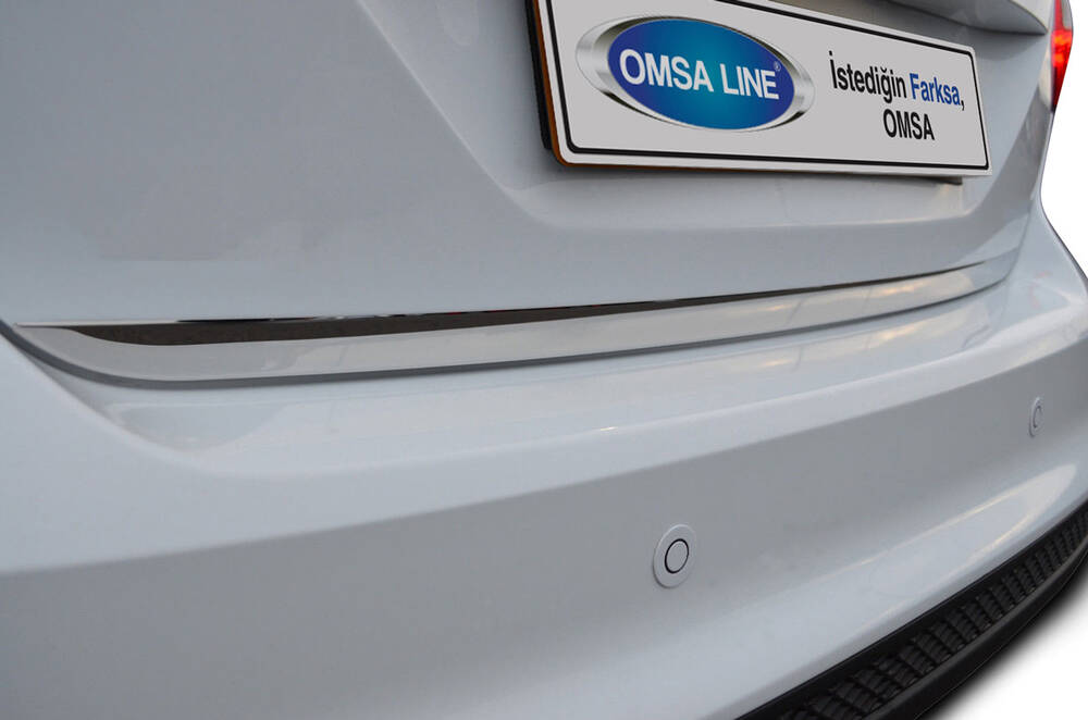 Ford Focus Bagaj Alt Çıtası - Krom | 2010-2014 Arası, SD