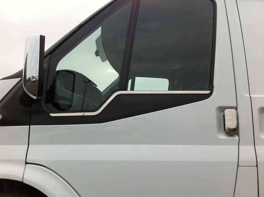 Ford Transit Cam Çıtası Alt - Krom (2 Parça) | 2000-2013 Arası