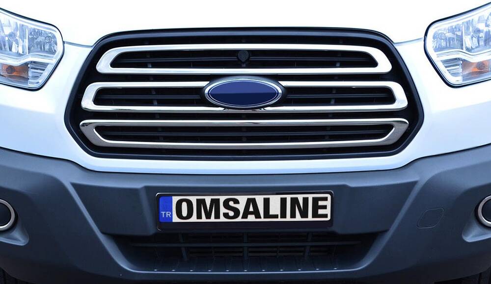 Ford Transit Ön Panjur - Krom (3 Parça) | 2014-2019 Arası