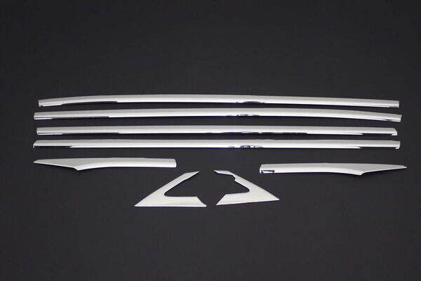 Honda Civic Cam Çıtası Alt - Krom (8 Parça) | 2016-2021 Arası, SD