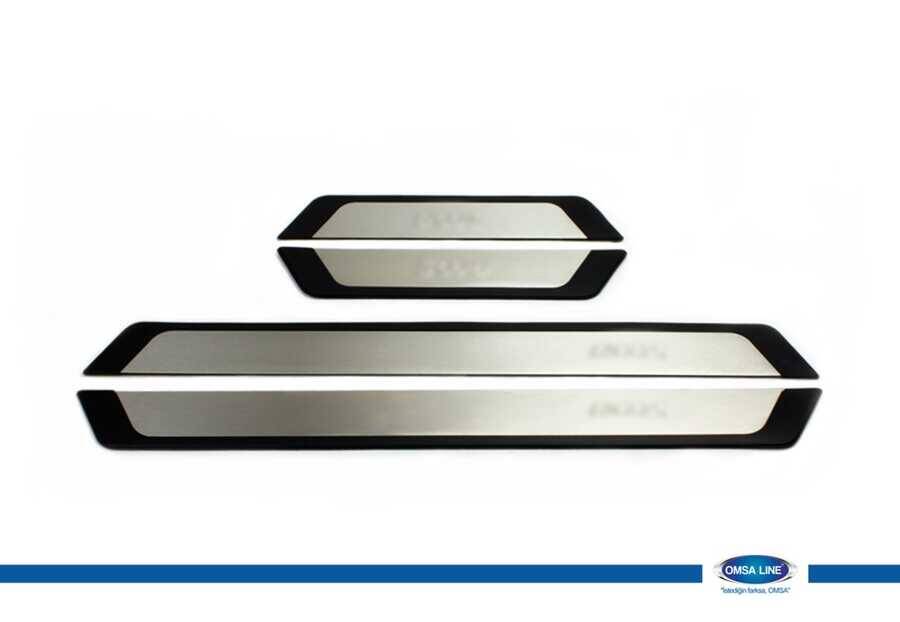 Hyundai i20 Kapı Eşiği - Krom/Plastik (4 Parça) | 2012-2014 Arası, HB