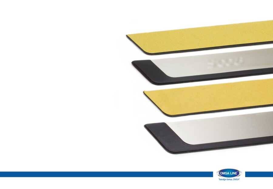 Hyundai i20 Kapı Eşiği - Krom/Plastik (4 Parça) | 2012-2014 Arası, HB